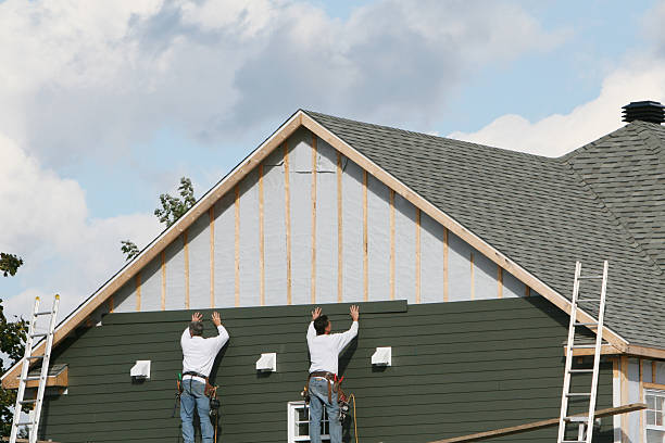 Professional Siding Installation technician working in Westfield, MA